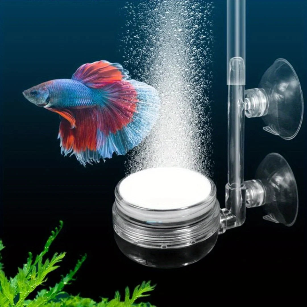 Aquarium Oxygen Pump Air Diffuser Acrylic Transparent Silent