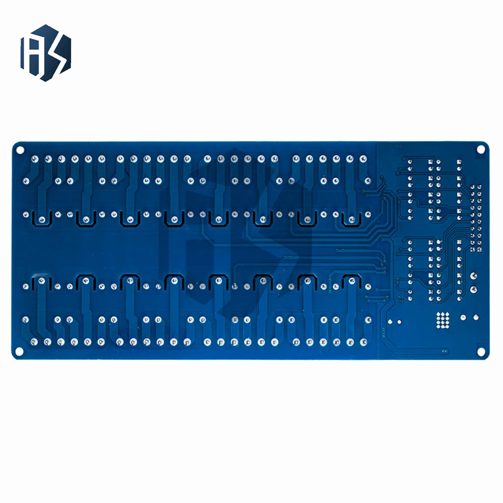 16 Channel 5V Relay Board, Optocoupler Isolated 10A 250V AC 30V DC Relay Module for Arduino Compatible Zpaxo