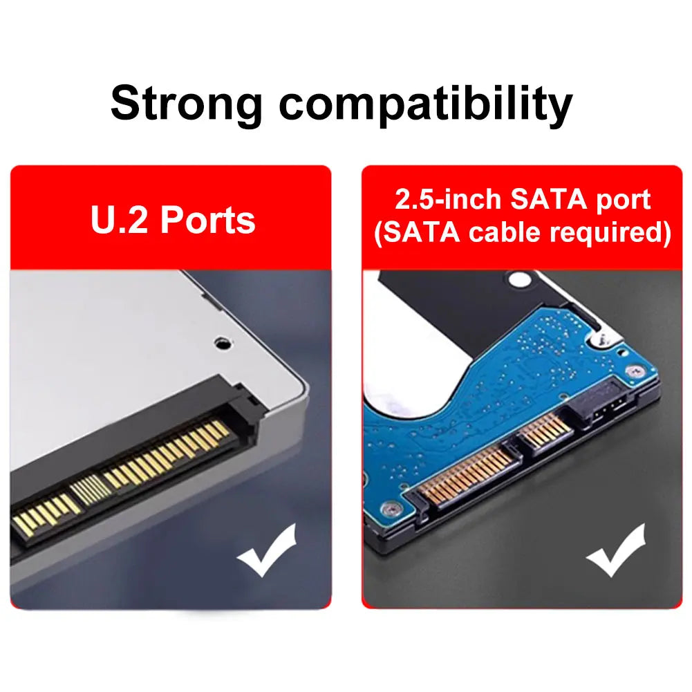 U 2 Dual-disk Adapter Card SATA Hard Drive PCIE4 0 Split U2 PCI E PCIe