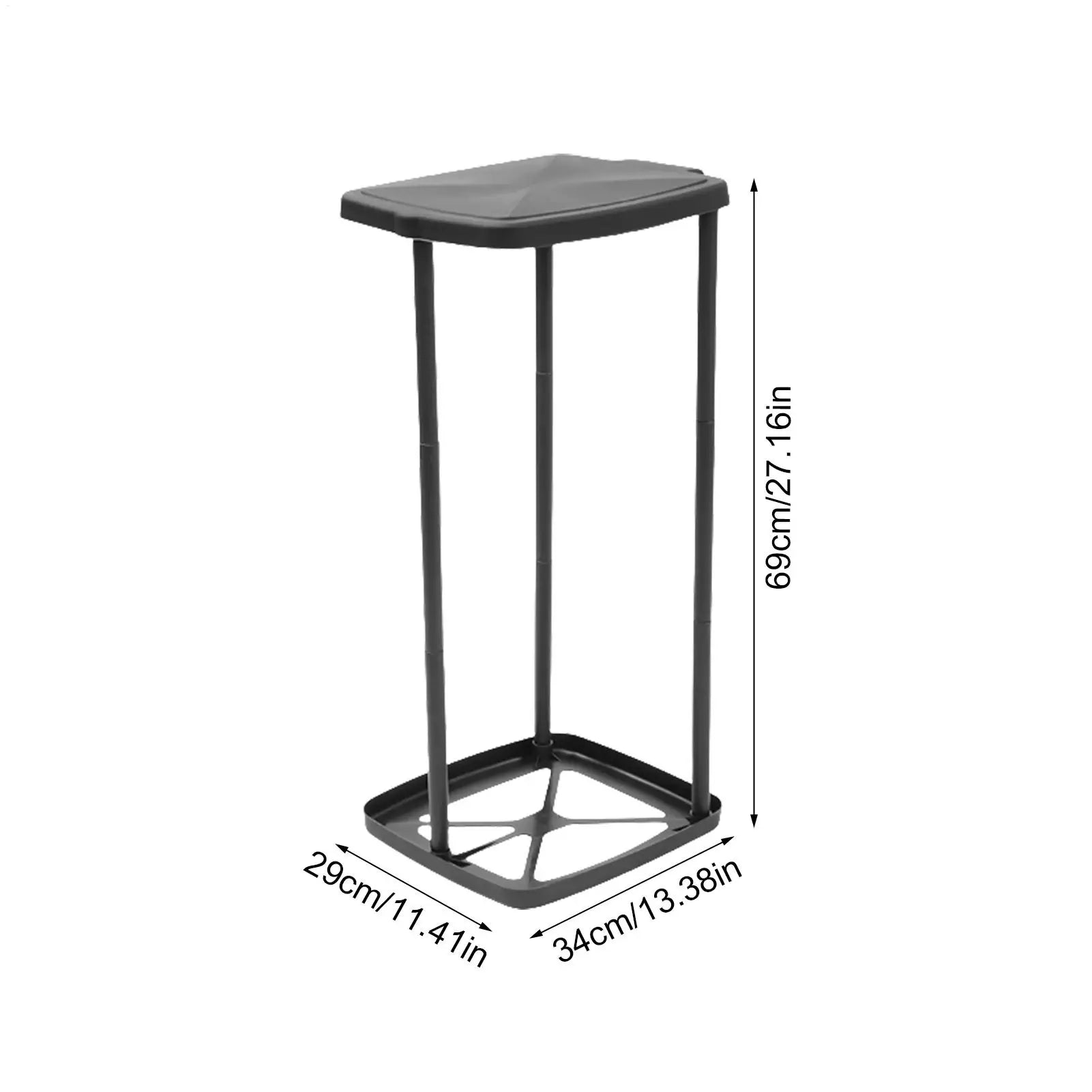 Portable Trash Bag Holder Rubbish Bin Stand Telescopic Garbage