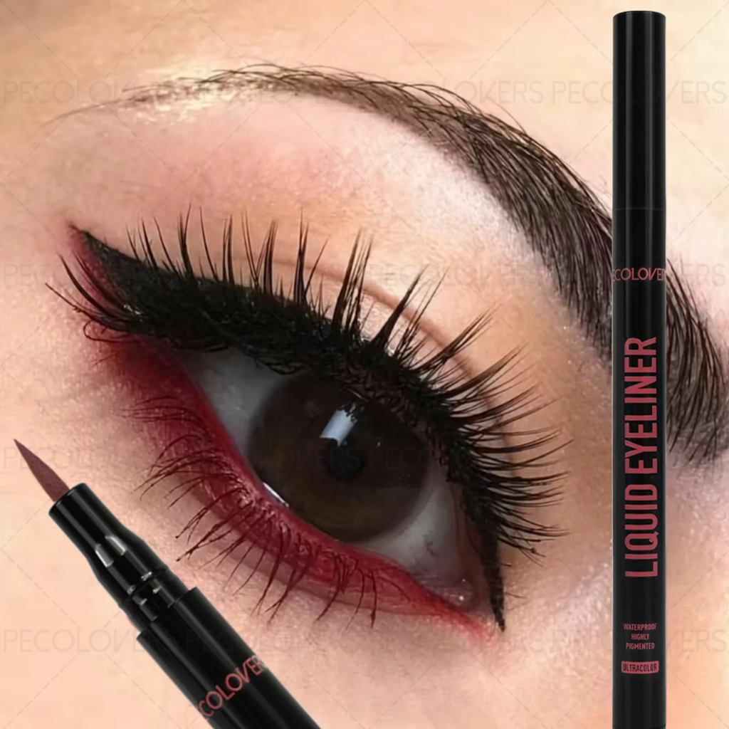 1PC Waterproof Matte Liquid Eyeliner - Smooth Finish, in Bright Colors Like Blue, Red, for A Bold, Smoky Eye Look Zpaxo