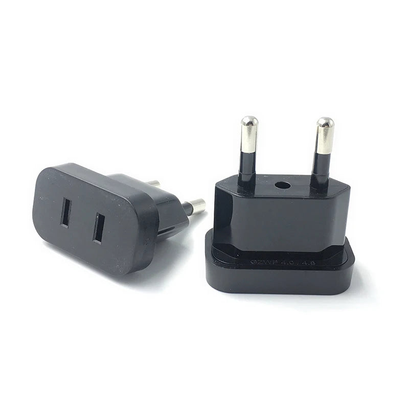 Universal EU Plug Adapter US to EU Plug Adapter CN to EU Travel Adapter Electric KR Euro Plug Converter Power Sockets AC Outlet Zpaxo