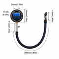 LCD Display Auto Tire Pressure Gauge Digital Test Accessories High Precision Monitor System High Precision Tire Repair Tools Zpaxo Black