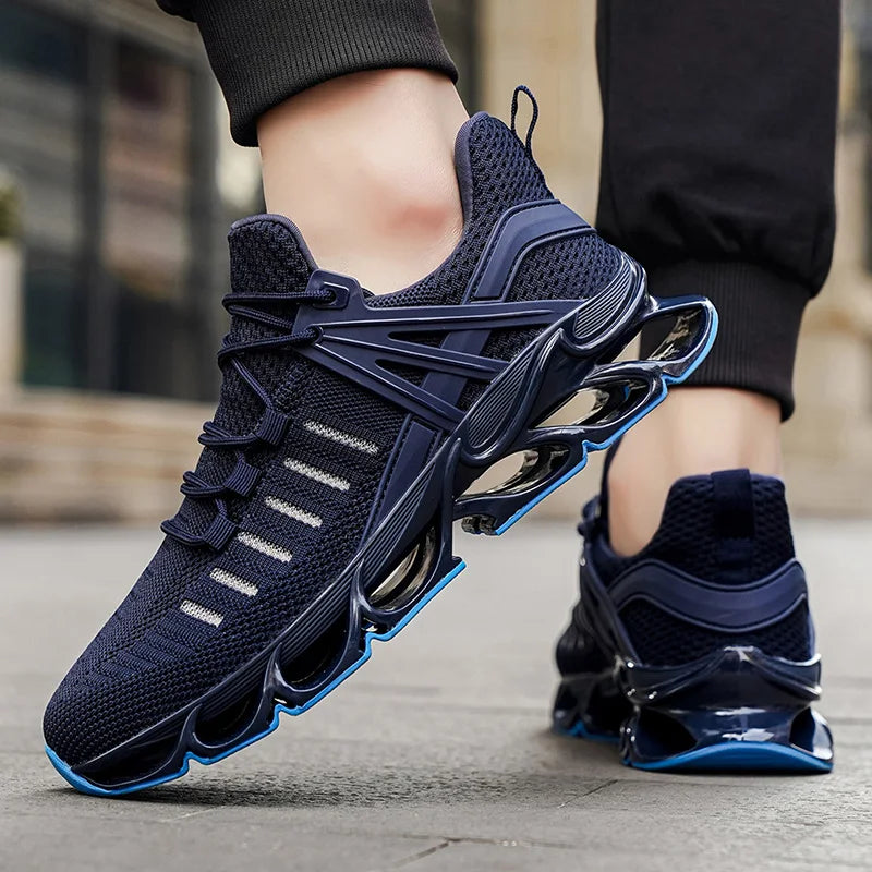 Men's Casual Sneakers Luxury Trainer Shoes Breathable Race Running