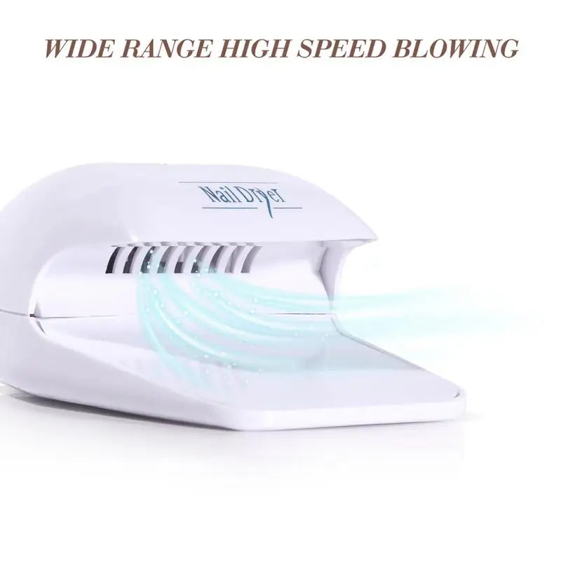 Portable Nail Fan Dryer – Battery-Powered Polish Dryer Nail Fan Dryer Zpaxo