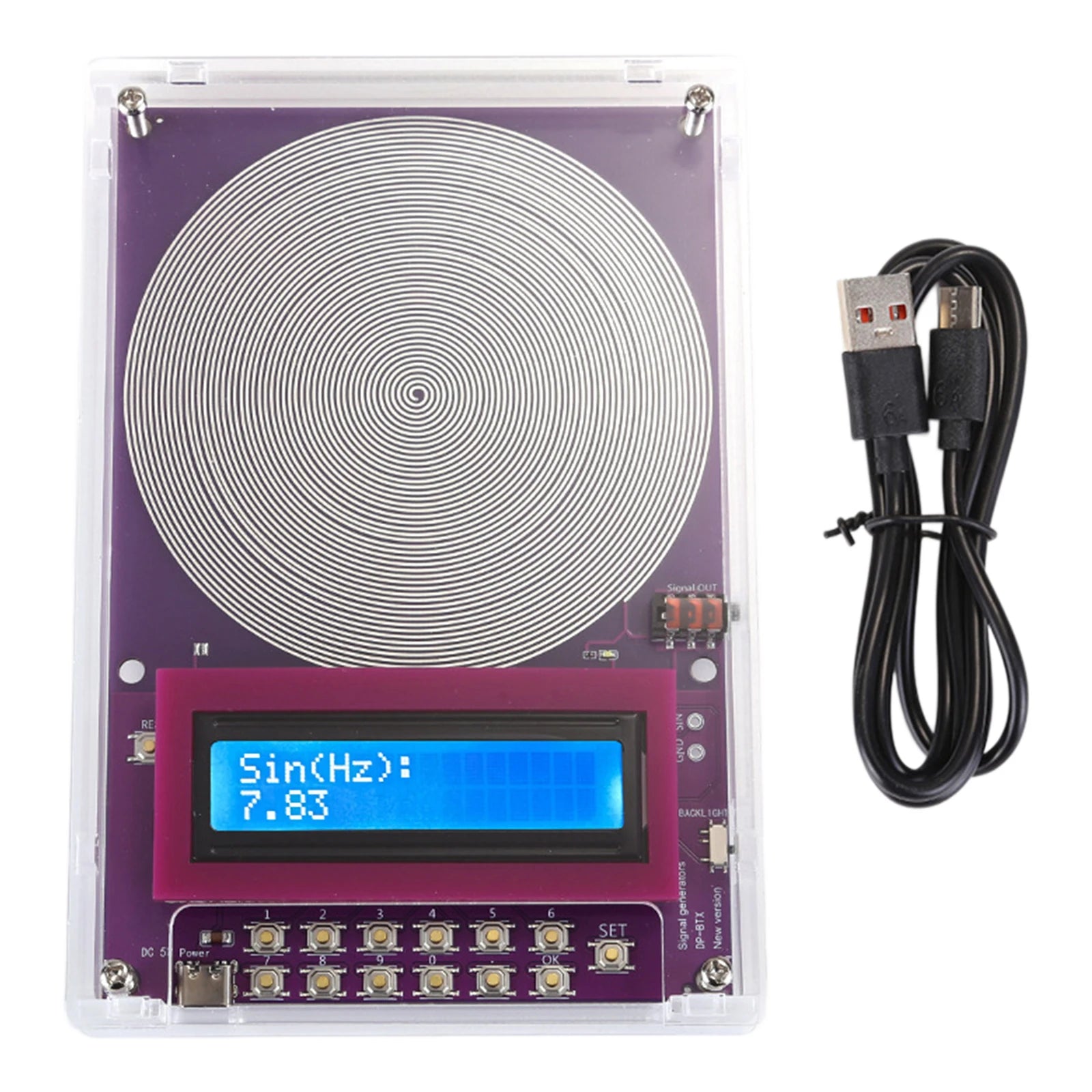 7 83Hz Schumann Wave Generator 0 01-100000Hz Precision Frequency