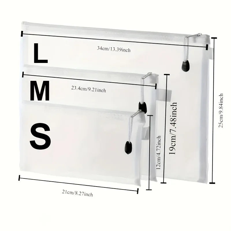 Large-capacity Mesh Storage Bags Multi-functional Transparent