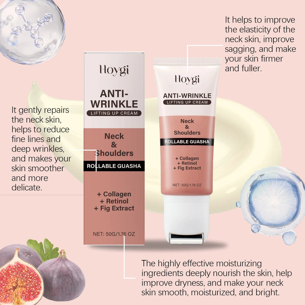 Retinol Neck Cream Lighten Fine Lines Firming Lifting Wrinkle Remover Increase Skin Elasticity Eliminate Double Chin Neck Care Zpaxo