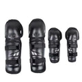 Adjustable Motorcycle Elbow Pads Motocross Riding Thickened Zpaxo Black