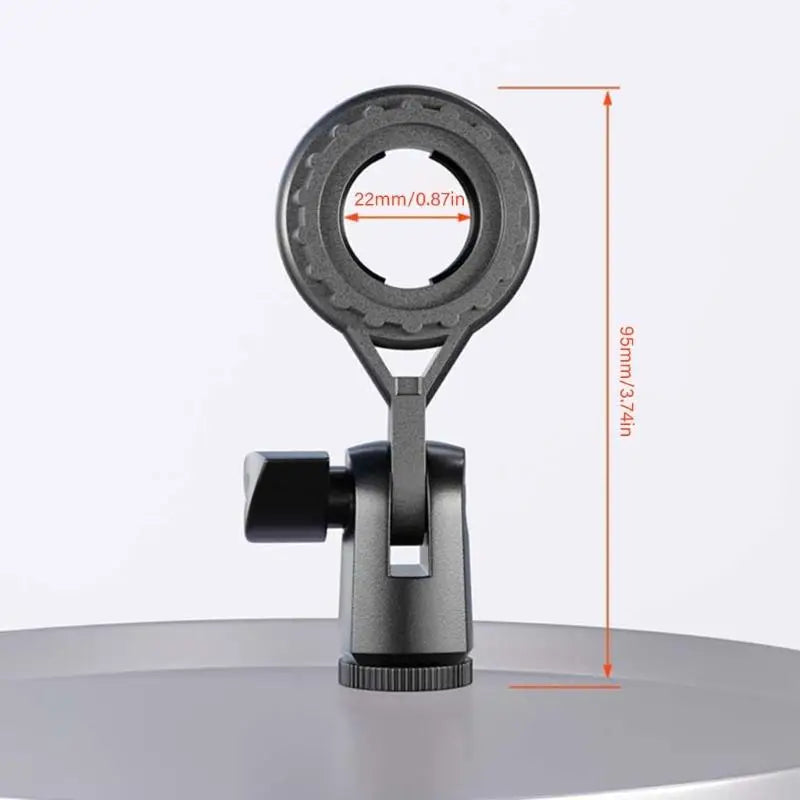 Adjustable Microphone Stand Clip Holder Clamp Mount Computer Standard Thread Conversion Shockproof Bracket Replacement Zpaxo