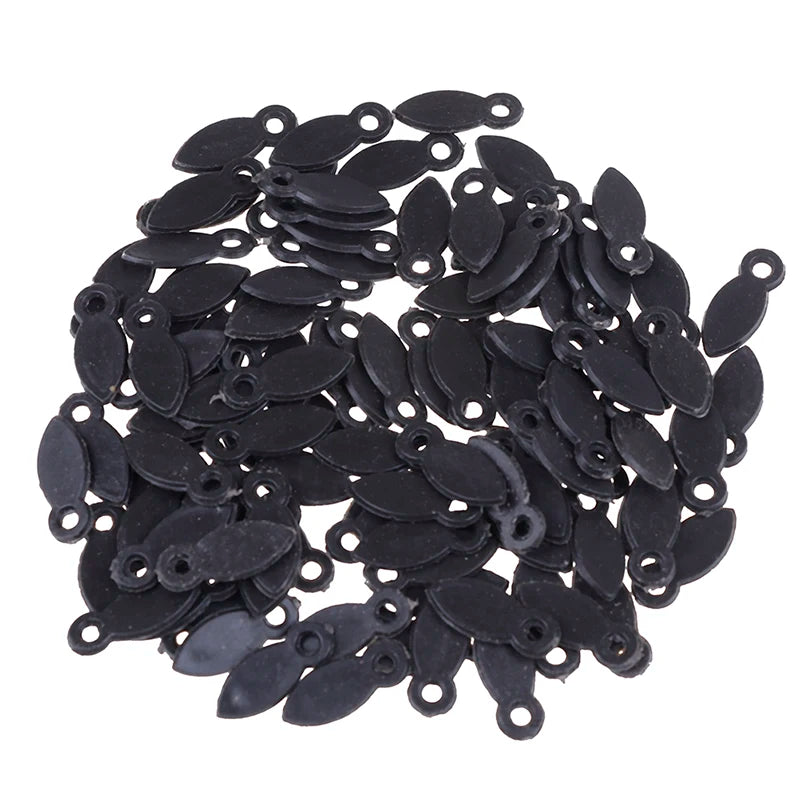 CM100Pcs Lucia Crafts Black White Photo Frame Hooks DIY Rotating
