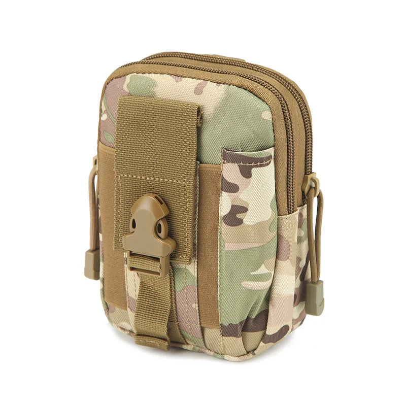 Molle Pouch Belt Waist Men Small Pocket Survival Tool Bag Running Zpaxo CP