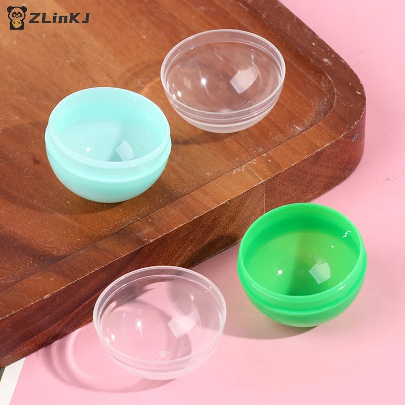 ▶100Pcs Mini 28/32/35/38MM Clear Transparent Plastic Capsule Toy Surprise Ball Tiny Container Making Things Model Kids Party Toy Zpaxo