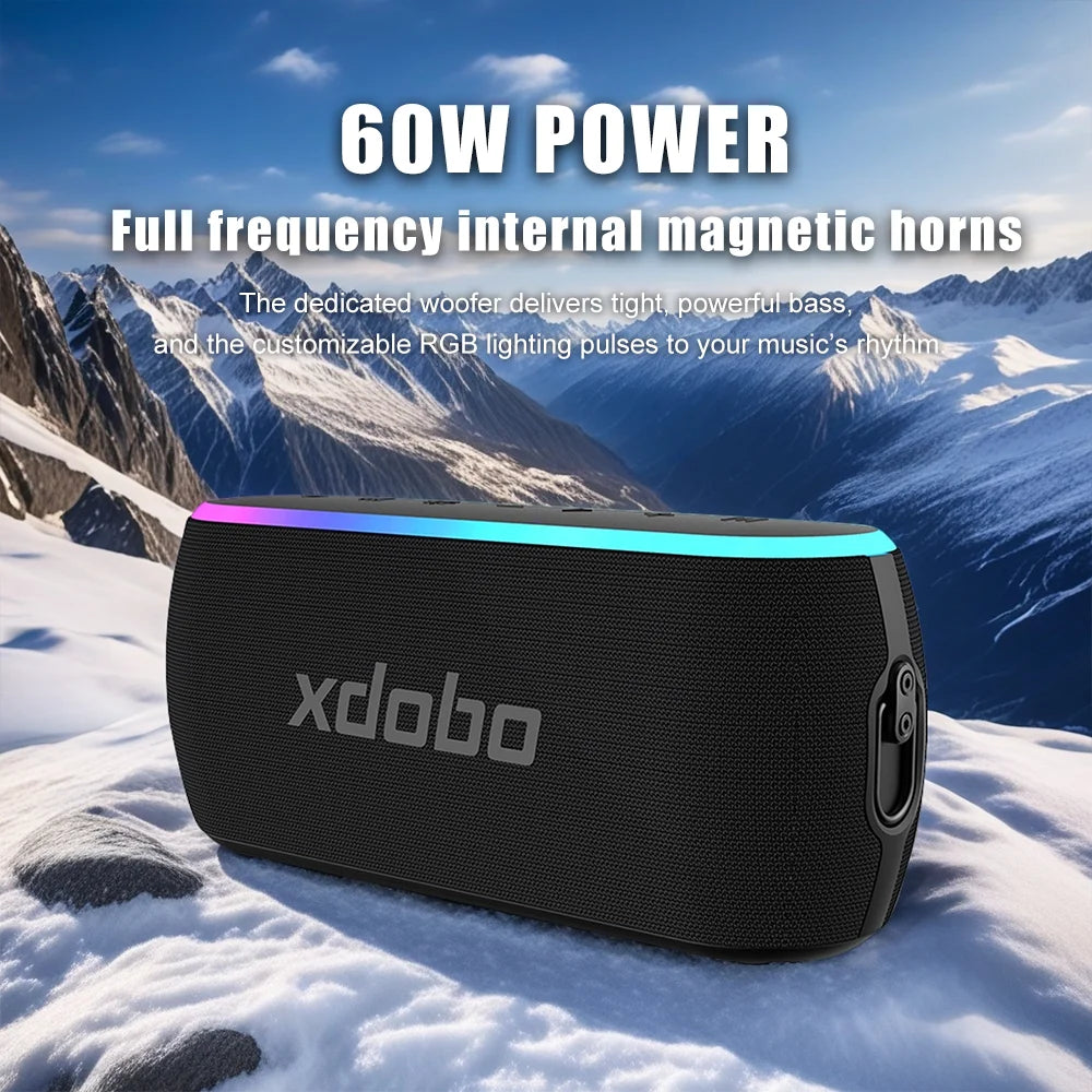 XDOBO X8III Bluetooth Speaker Wireless Subwoofer 60W Powerful Deep Zpaxo