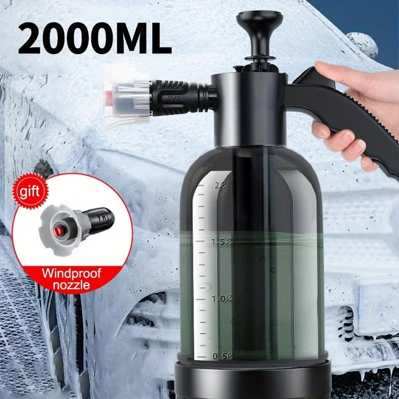 Hand Pump Foam Sprayer Snow Cannon Gun Pressure Relief Valve Car Wash