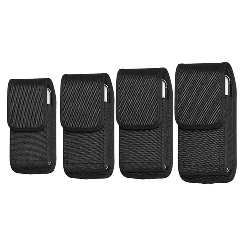 Tactical Phone Pouch Nylon Waist Pack with D-Ring Buckle