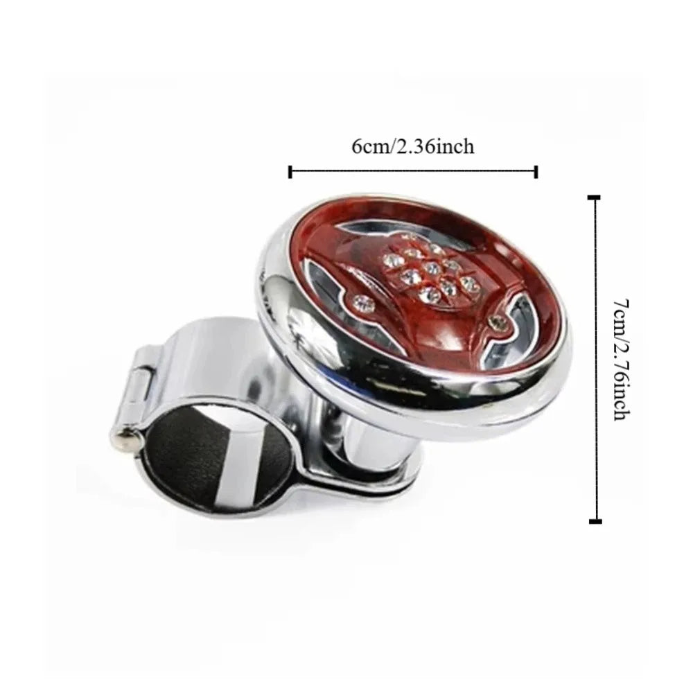Practical ABS Steering Wheel Spinner Knob Rotating Adapter Ball Zpaxo