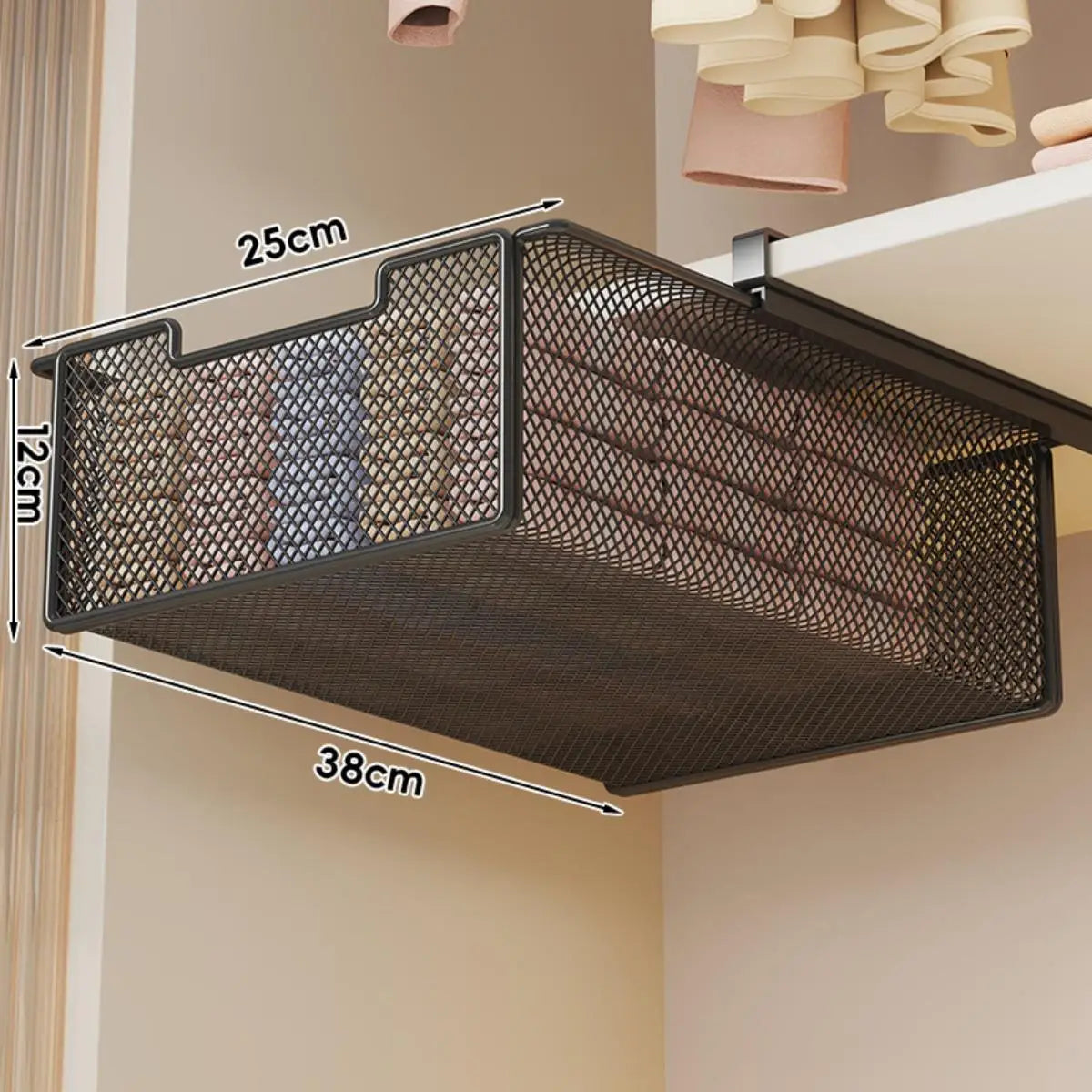 Underwear Organizer Clothing Easy Install Iron Cabinet Closet Storage Box for Cabinets Kitchen Laundry Room Cupboard Household Zpaxo
