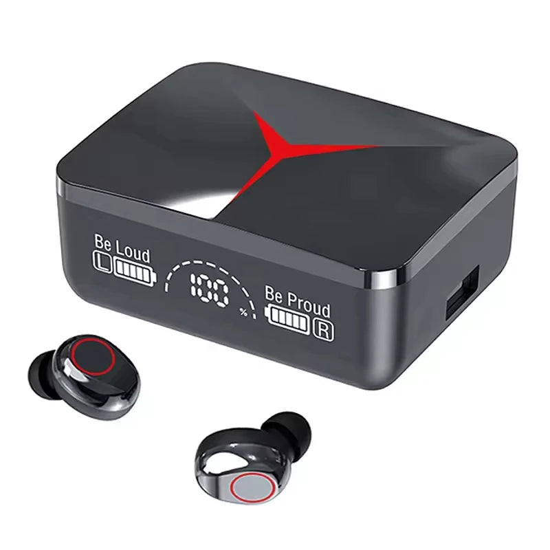 Wireless Bluetooth Earplug Touch Control Sports Earbud LED Display 0