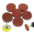 60pcs 2 In Polishing Pad Alumina Sanding 100-2000 Grit Drill Grinder Rotary Tools Accessories Sanding Paper Disc Pads Quick Chan Zpaxo 60pcs