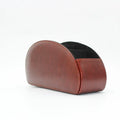 5 Grid Pu Leather Organizer Remote Control Phone And Tv Holder Desk Storage Box Cosmetics Brush Zpaxo brown