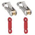2 4 6-Pack Paracord Adjusters Rope Tightening Tool Tensioner Camping Zpaxo 2 wire puller 2 rope