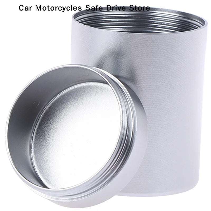 CM1pcs Silver Airtight Proof Container Aluminum Herb Stash Metal