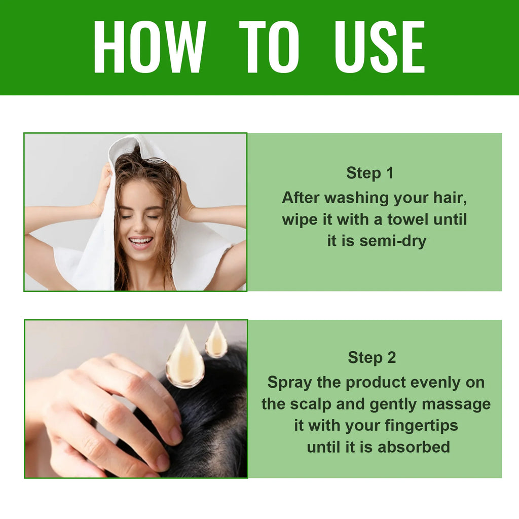 Rosemary Hair Growth Spray - Helps Strengthen Roots, Reduce Hair Loss, Nourish Dry Damaged Hair, Natural Essential Oil Treatment Zpaxo