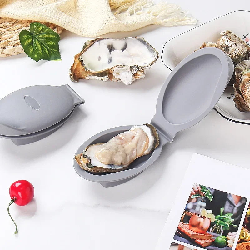 Hot Oyster Shucking Hand Clip Silicone Oyster Shucker Shellfish Opener Tool Kitchen Tool For Seafood Oyster Knives Opener Tool Zpaxo