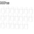 Clear PVC Bags Handles Reusable Plastic Wrap Tote Transparent
