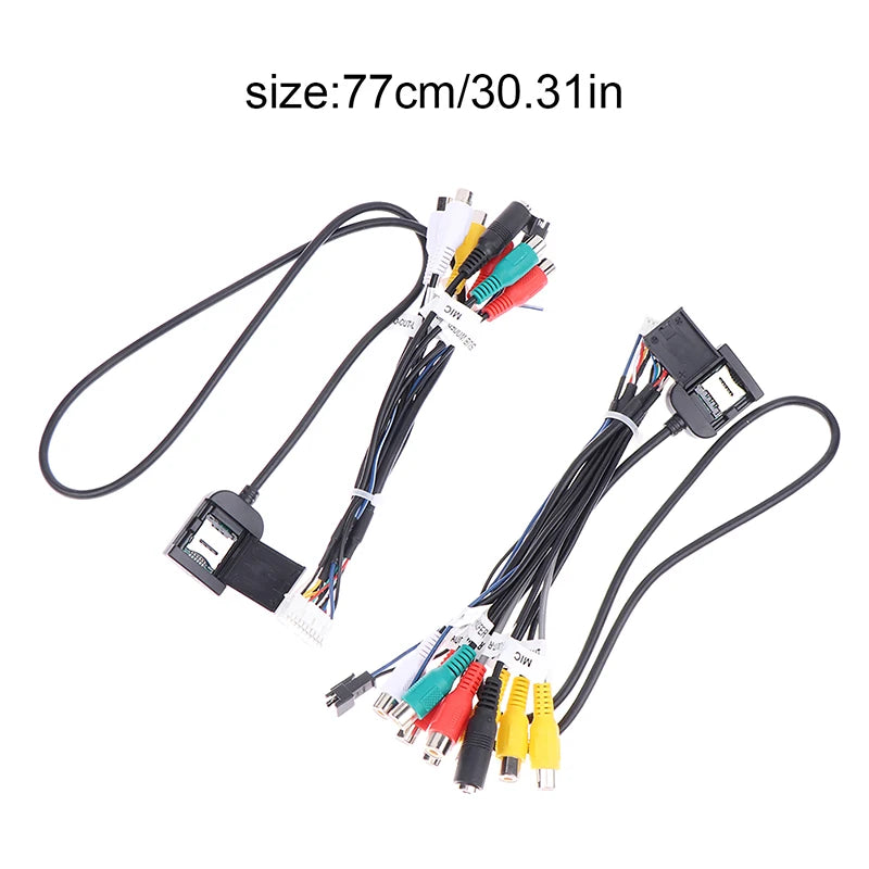 2024 New Sim Card Slot Adapter For Android Radio Multimedia Gps 4G 20pin Cable Connector Car Accsesories Wires Replancement Part Zpaxo