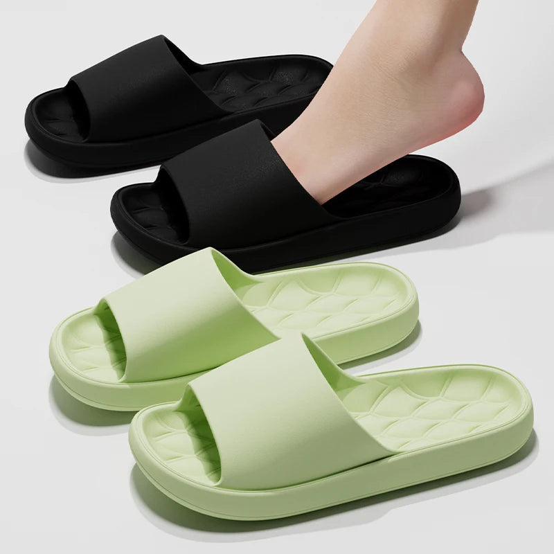 Fashion Men Slippers Summer Flat Lightweight EVA Home Bathroom