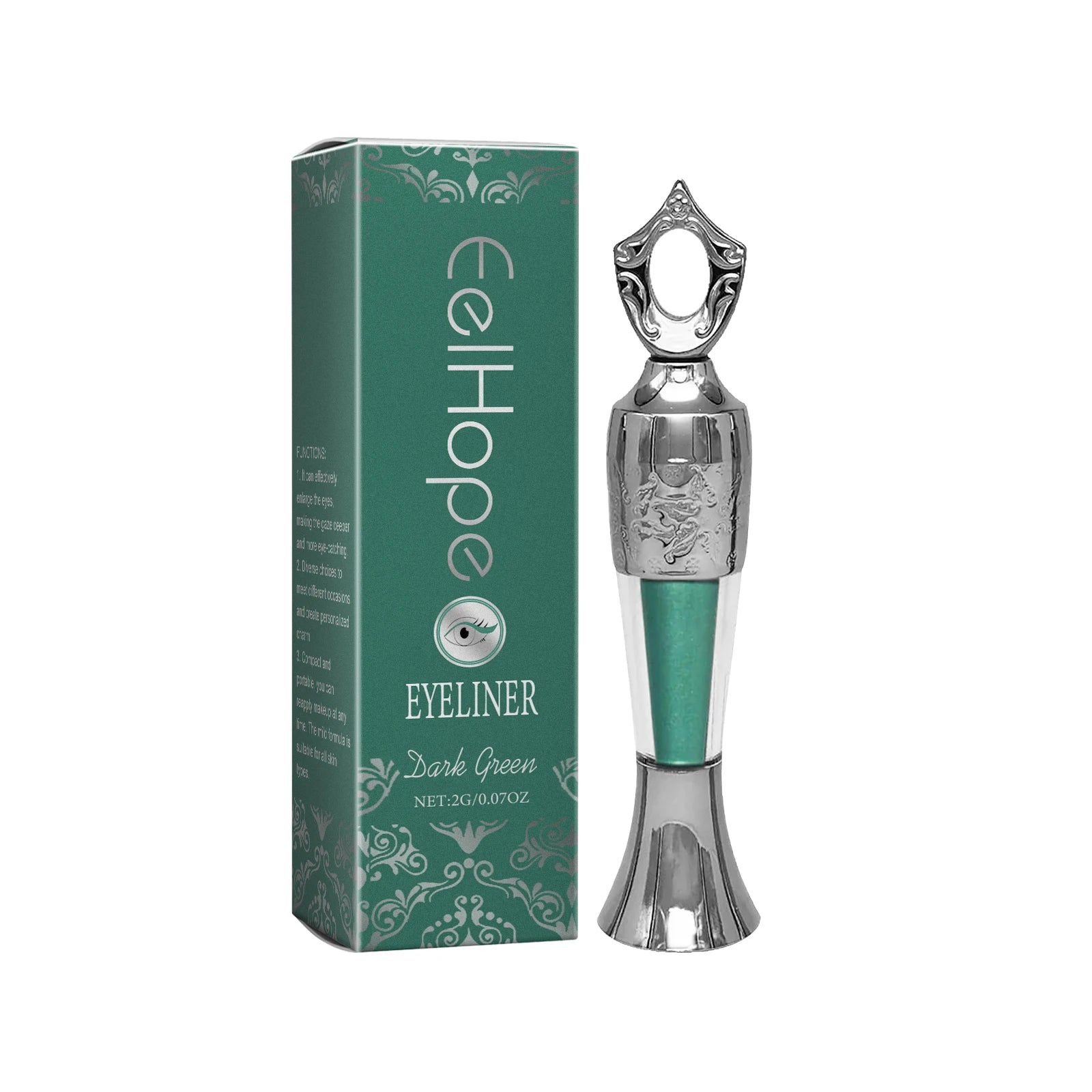 Antioxidant Colored Eyeliner Enhances Barrier Boosts Skin Resistance Reduces Eye Irritation Naturally Long-Lasting Comfortable Zpaxo Green X 2g boxed