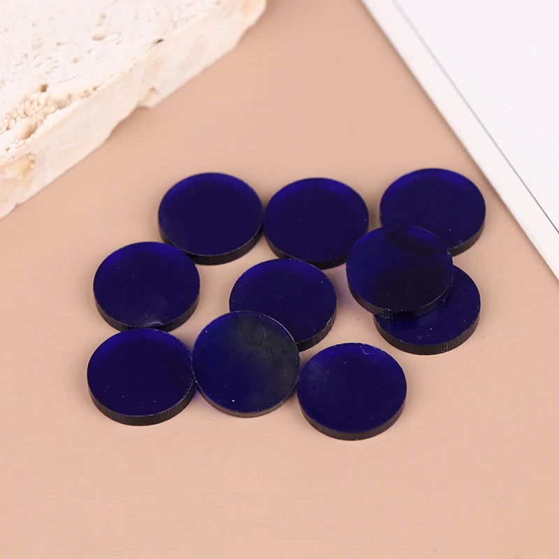 CM10Pcs Acrylic Clear Tip Pads Diameter Play Cue Break Jump Carom