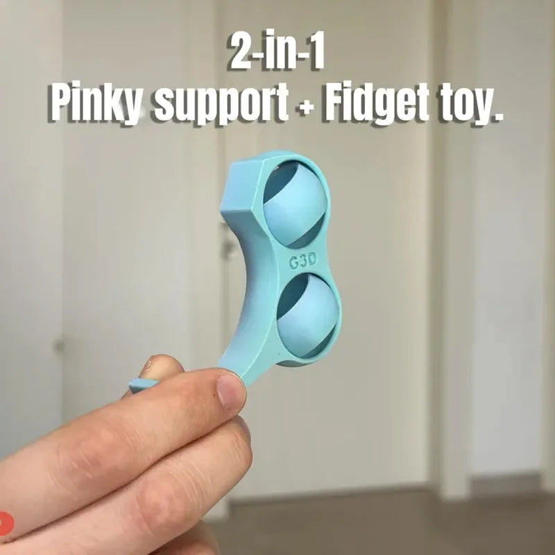 3D Printed Phone Grip Stand Ergonomic Stress Relief Holder Universal