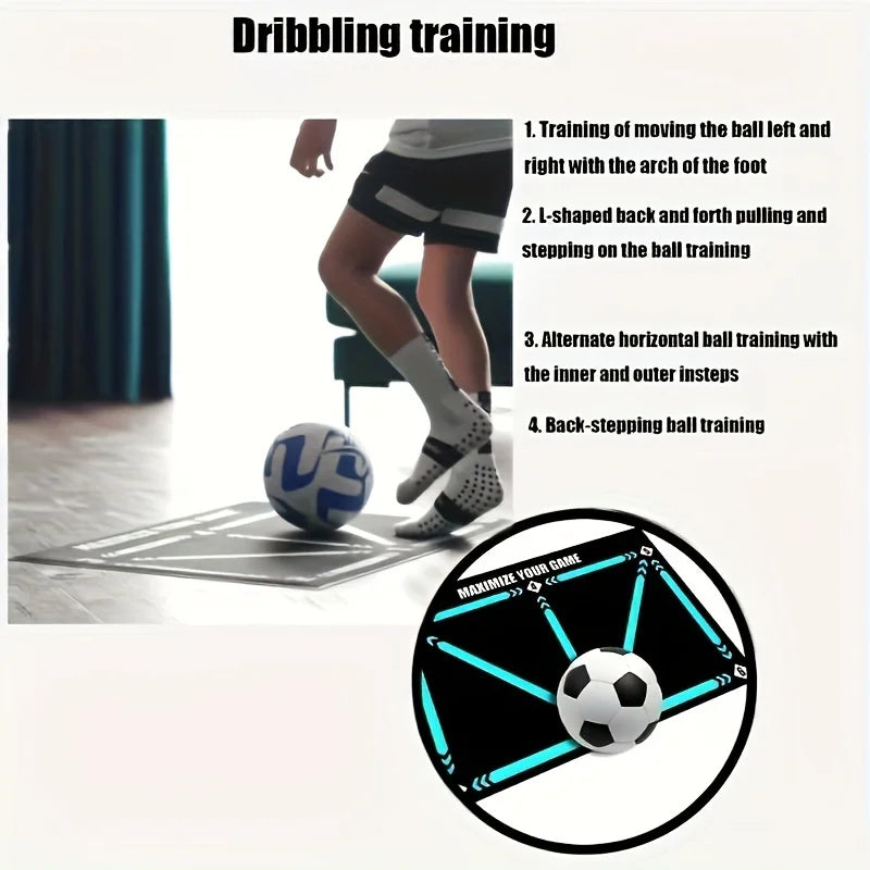 Football Footwork Training Mat – Ball Control & Home Practice