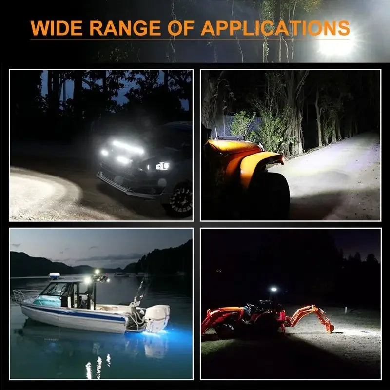 LED Work Light Ultra-thin Single Row Bar Suitable Off-road 4X4 Je-ep