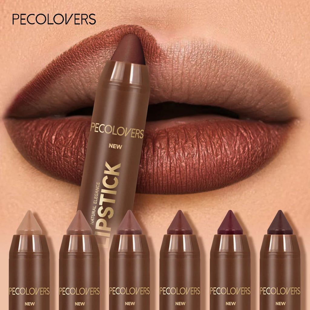 1PC Long-Lasting Waterproof Matte Nude Lip Liner High Pigmentation, Retractable, Smooth Application, Perfect For Valentine'S Day Zpaxo