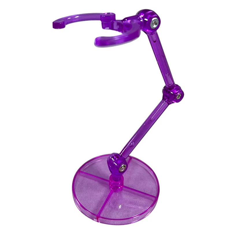 CMAction Figure Stand Model Support Clear Assembly Doll Action Zpaxo Purple