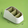 Remote Control Holder 4 Slot Desktop Storage Box Tv Phone Trapezoidal