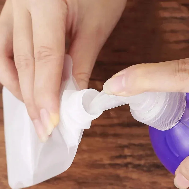 Travel Squeeze Bags – Refillable Toiletry Pouches 30/50/100ml