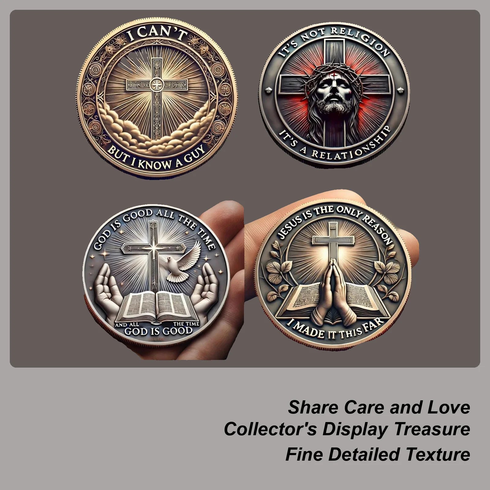 Coin Collectibles Portable Handcrafted Tokens Challenge Keepsake