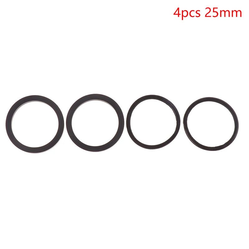 ▶4Pcs PE Wear-Resistant Sealing Ring Motorcycle Mountain Road Bike Disc Brake Caliper Sealing Ring O-Ring Brake Piston Zpaxo 25mm