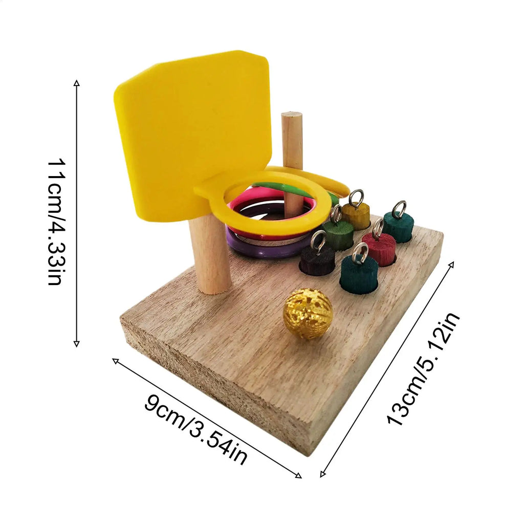 Bird Training Toys Brain Development Parakeets Play Gym Parrot