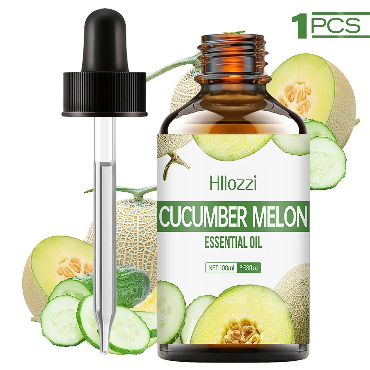 CUCUMBER MELON ESSENTIAL OIL high-quality moisturizing nourishing massage oil with refreshing scent, suitable for all skin types Zpaxo 100ml CUCUMBER MELON Other
