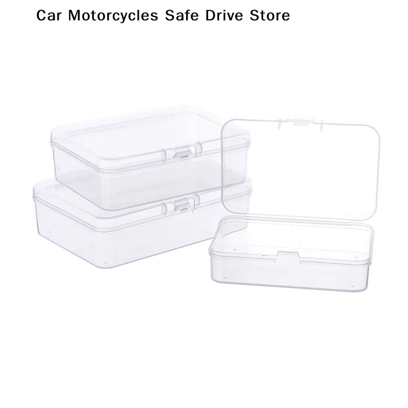 CM1 Transparent Fruit Fork Storage Box Plastic Electronic Components