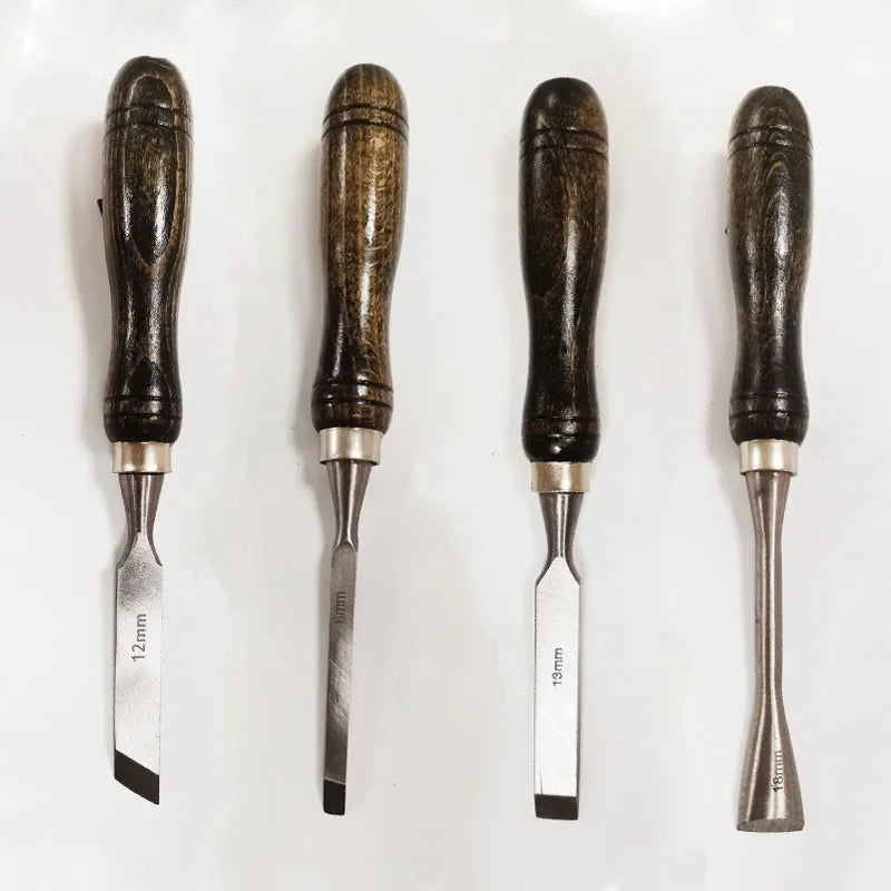 4 Wood Carving Knife Chisel Woodworking Cutter Hand Tool Carpentry Zpaxo 4PCS