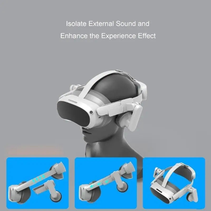 652F Earmuff Pico4 Headset Anti Interference Ear Muffs Immersive Zpaxo