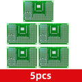 50x70mm Double Sided Protoshield Universal Perf Board Compatible with ESP8266 ESP32 Circuit Wiring Zpaxo 5pcs