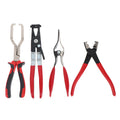 4-Piece Hose Clamp Pliers Set – Auto Oil Pipe & Filter Tool
